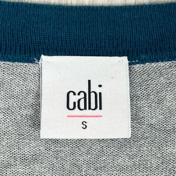 Cabi | Teal Ever Button Front Sweater Cardigan Style #3368 Size Small - Picture 5 of 6